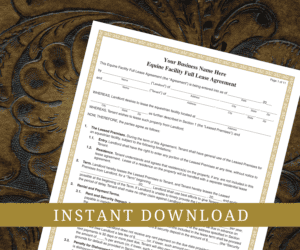 Equine Facility Full-Lease Agreement