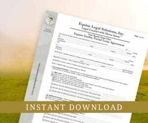 Equine Facility Partial-Lease Agreement