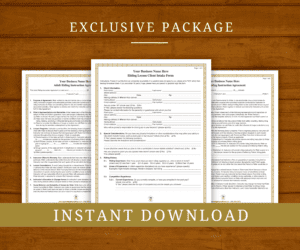 Riding Instruction Agreement Package