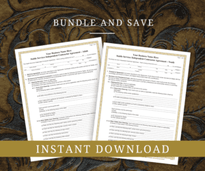 Show and Exercise Rider Liability Release Bundle