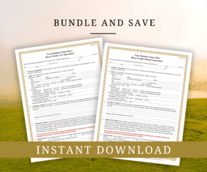 Horse Trailer Forms Bundle